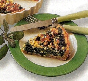 Spinattærte med feta